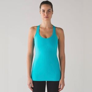 Lululemon Teal Cool Racerback Tank Size 2